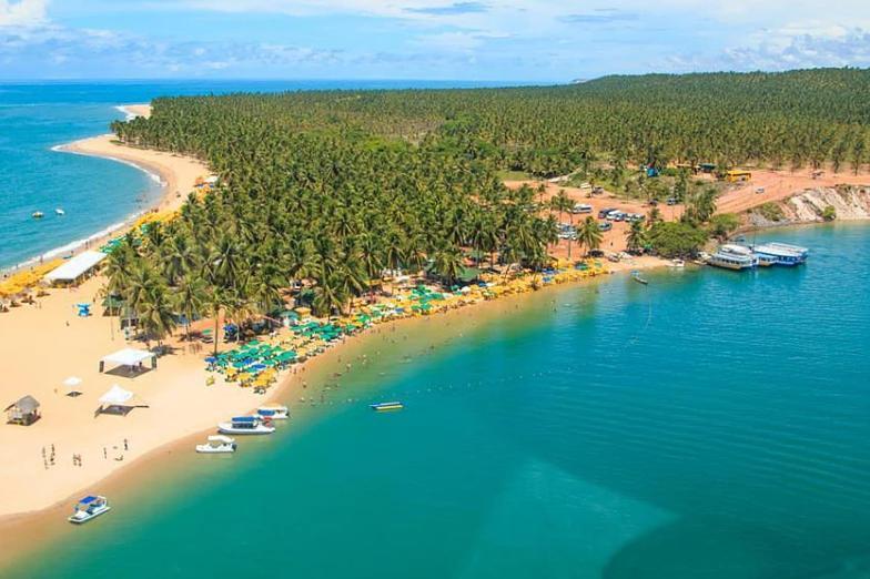 Flat Barra De Sao Miguel Mobiliado Apartment Екстериор снимка